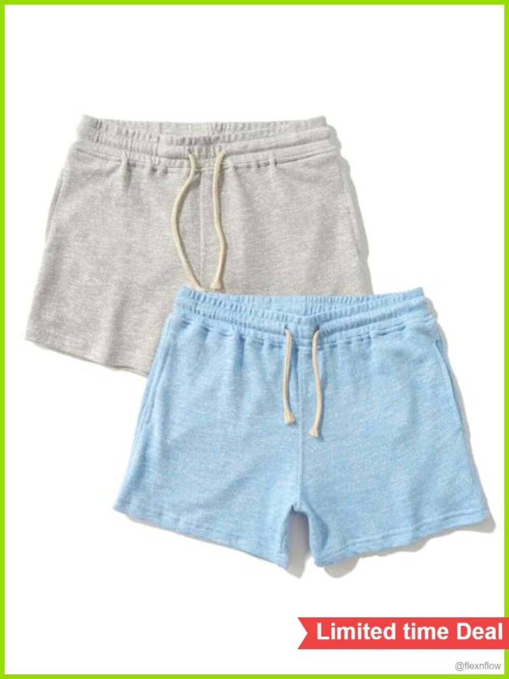 Men's Sweat Shorts 5 Inch Inseam Cotton Polyester Elastic Waist Gym Workout